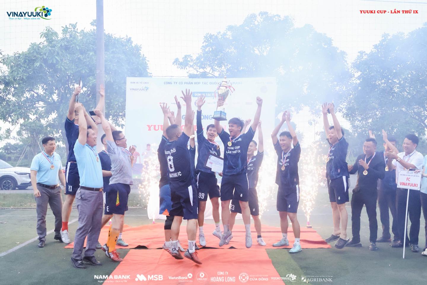 FC VINAYUUKI VÔ ĐỊCH YUUKI CUP IX – KHÉP LẠI MÙA GIẢI BÓNG ĐÁ NỘI BỘ ĐẦY CẢM XÚC